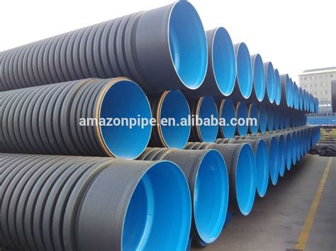 200mm Sn8 Hdpe Double Wall Corrugated Culvert Pipe Factory And