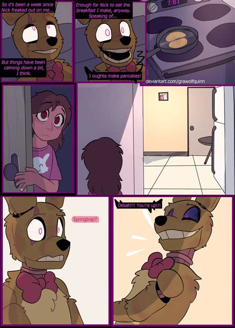 Springtrap And Deliah Page 144 By Grawolfquinn Anime Fnaf Fnaf