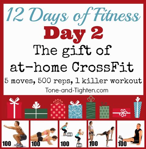 At Home Crossfit Inspired Workout Tone And Tighten