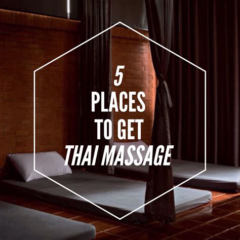 5 Places To Get Thai Massage In Bangkok Thai Massage Massage Thai