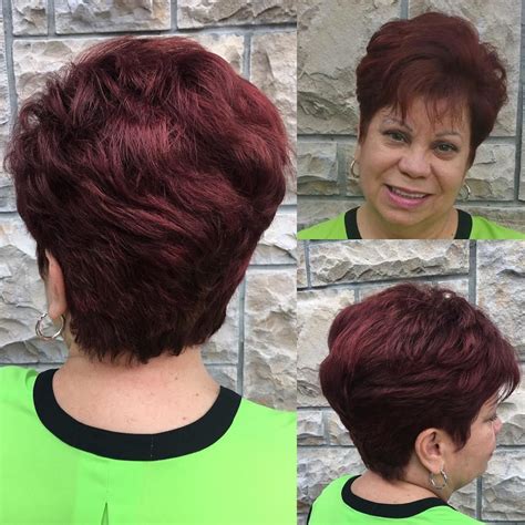 But dark tones like burgundy, auburn and dark chocolate are also popular. Pin on Stacked Bob Haircuts