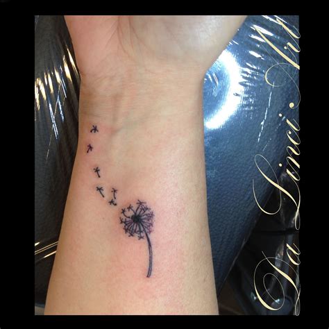 Paardenbloem‬ Dandelion Tattoo Made By Linda Roos Da