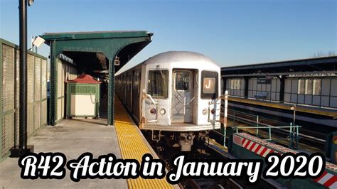 Nyc Subway R42 Jz Train Action In January 2020 Youtube