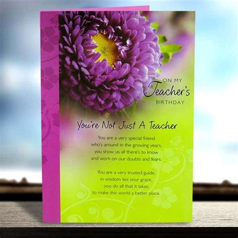 For card wording inspiration make sure to check out our article '100+ thank you teacher. Buy Happy Birthday Teacher Greeting Card Online at Best Price in India - archiesonline.com