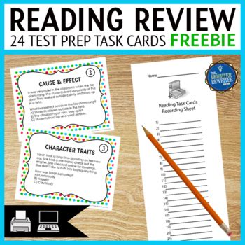 Free practice tests for learners of english. Reading Test Prep Task Cards FREE by The Brighter Rewriter | TpT