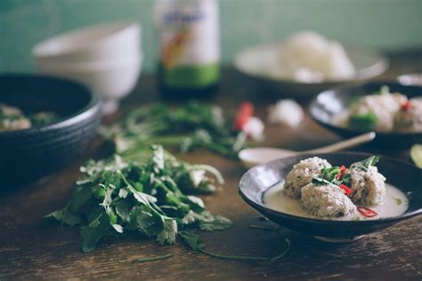 If you like pho, this is very close to it but with thai flavours! Thai Chicken Meatball Soup | Chicken meatballs, Chicken ...