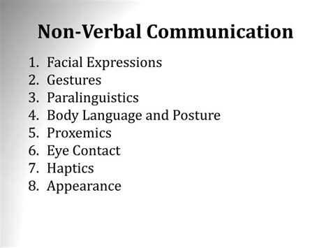 Ppt Non Verbal Communication Skills Powerpoint Presentation Id2411493