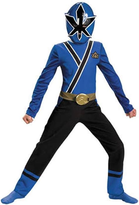 Classic Blue Samurai Ranger Child Costume Size 7 8 Medium