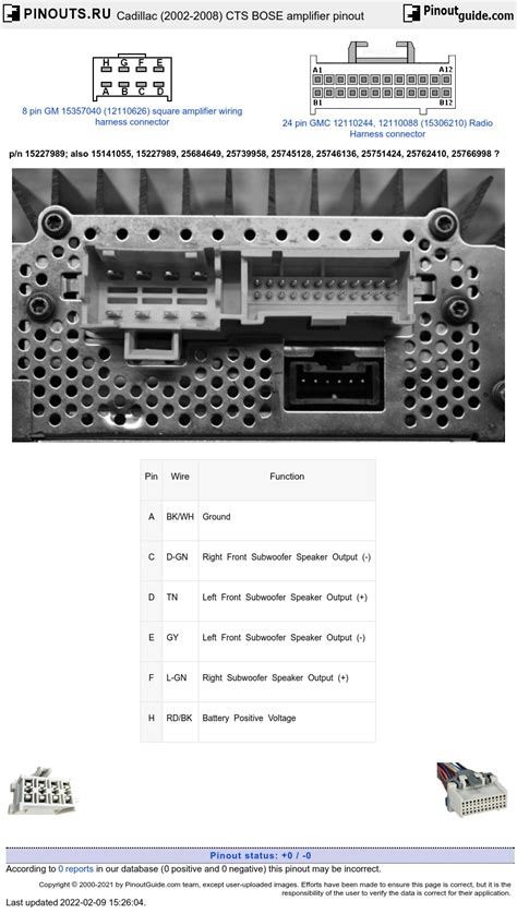 33 Cadillac Bose Amp Wiring Diagram Iffetteigen