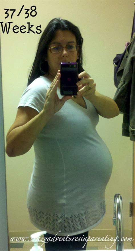 37 38 Week Pregnant The Bare Belly Edition Crazy