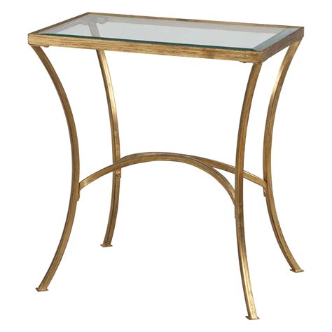Alayna Gold End Table By Uttermost