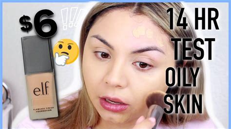 6 Elf Flawless Finish Foundation Review Oily Skin Youtube Elf