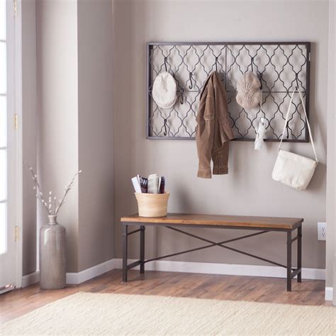 Wall Coat Rack With 4 Retractable Hooks Wall Coat Rack For Hanging