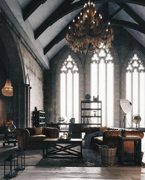 Modern Gothic Living Room Elegant Modern Gothic Luxurylivingroom