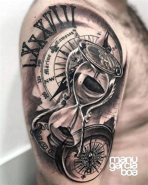 Körperkunst Clock Tattoo Watch Tattoos Hourglass Tattoo