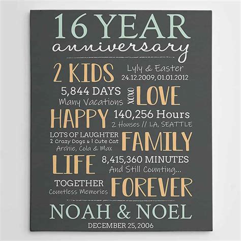 99 Happy 16th Years Wedding Anniversary Quotes Wishes