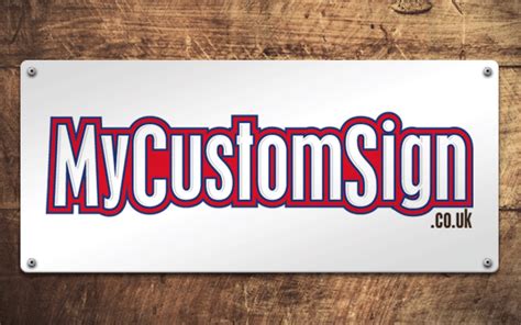 Aluminium Signs Design Custom And Personalized Signs Today Fast