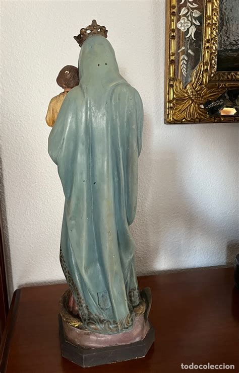 Virgen María Auxiliadora Comprar Escultura Religiosa Antigua En