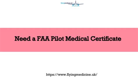 Ppt Need A Faa Pilot Medical Certificate Powerpoint Presentation