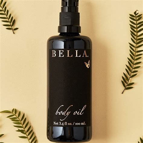bella skin beauty body oil inkable label co