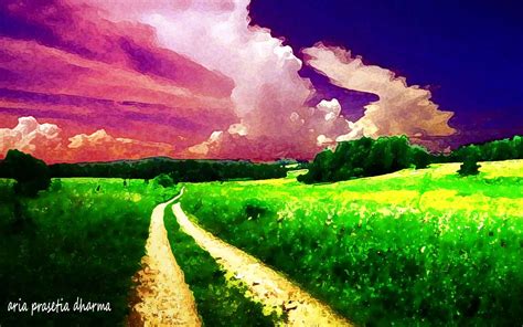 Gambar berikut juga cocok buat anak sd kelas 1 2 dan 3 karena gambar sudah. Membuat Lukisan Pemandangan Alam Dengan Photoshop CS3 ...