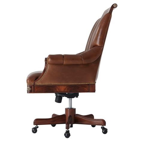 You can choose from nine different colors. Regency style mahogany desk swivel chair with brass accents, Desk Chairs from Brights of Nettlebed