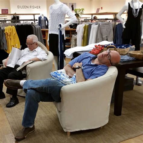 50 Hilarious Pictures Of Miserable Men Waiting While Their Wives Were