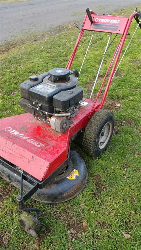 Troy Bilt 33 Wide Cut Walk Behind Self Propelled Lawn Mower For Sale