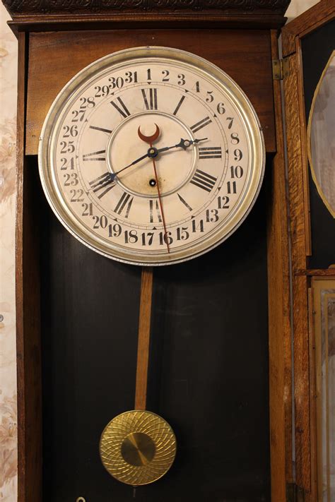 Antique Sessions Regulator 8 Day Clock 31 Day Etsy