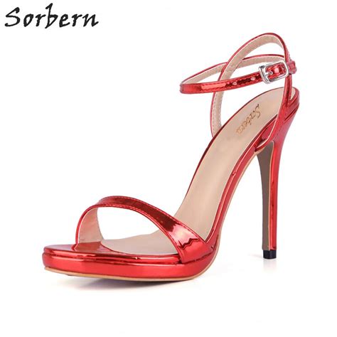 Sorbern Womens Runway Shoes High Heels Sandal One Straps High Heels Womens Shoes Size 10 Heel