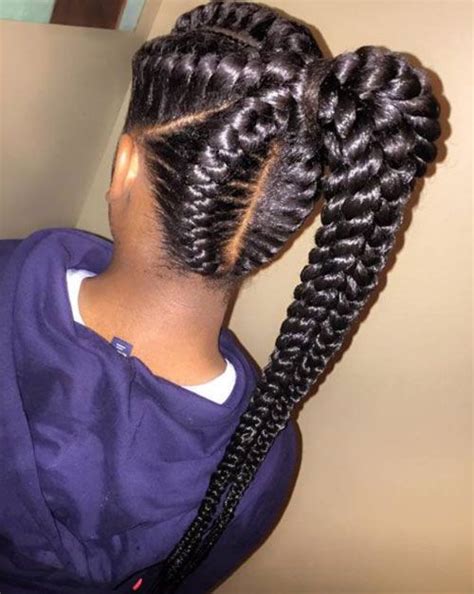 However, over the past few years, traditionally black, braided hairstyles — specifically on other races the types of braids you may see nowadays are as vast and different as the people who wear them people are now wearing box braids to work and for bigger events like red carpets, which is. Braid hairstyles for black women 6 | Braid hairstyles ...