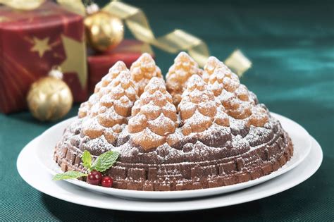 Pour batter into a large microwave ring mould cake pan and sit in an elevated position in the microwave. Christmas Mint Mountains | Nordic Ware | Bundt recipes ...