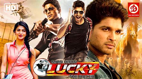 Allu Arjun Blockbuster Movie Main Hoon Lucky The Racer Full Hindi Dubbed Movie Shruti Haasan