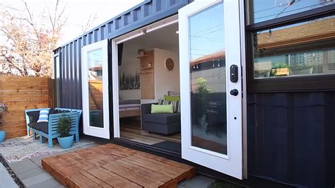 Couple Build 33 Foot Shipping Container Tiny House In Their Backyard
