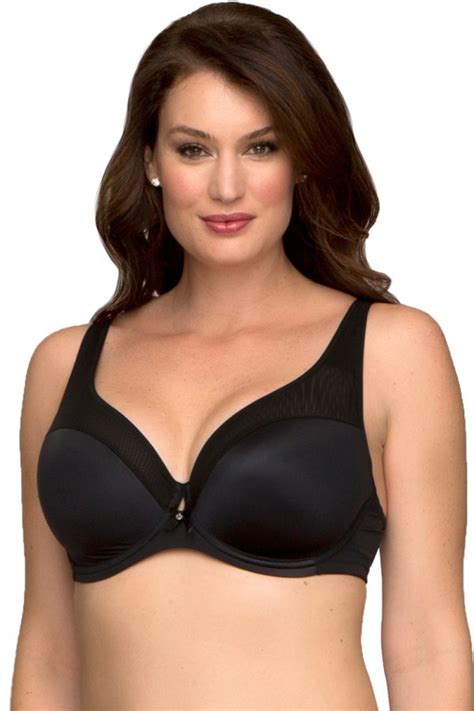 Curvy Couture Sheer Seduction Full Coverage Bra 1071 Womens