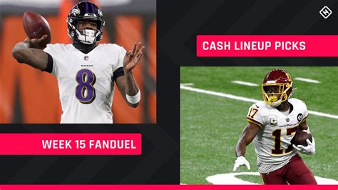 Seth and jeff give you their fanduel cash game lineups for week 3 in the nfl and discuss dfs (daily fantasy sports). FanDuel Picks Week 15: NFL DFS lineup advice for daily ...