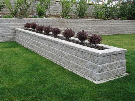 This retaining wall with landscaping took. Image result for allan block planter | Landscaping blocks ...