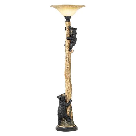When using the floor lamp, basic safety precautions should always be followed. Climbing Bears Torchiere Floor Lamp - #J0932 | Lamps Plus