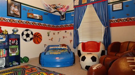Boy Sports Themed Bedroom Ideas Design Corral