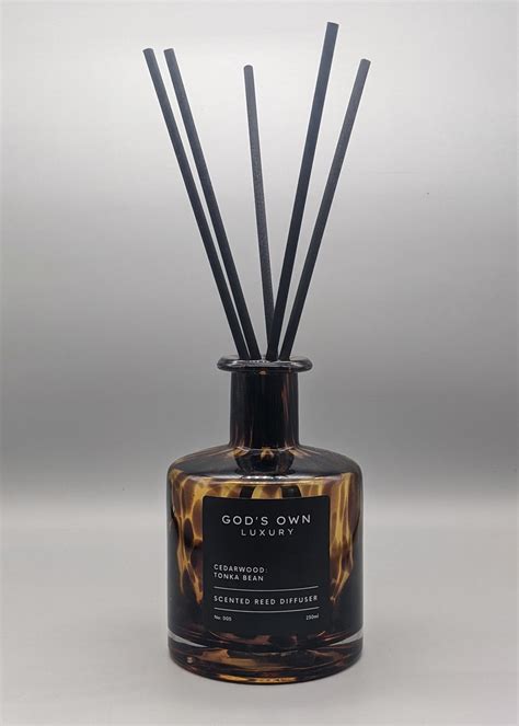 Large Leopard Reed Diffuser Gods Own Luxury
