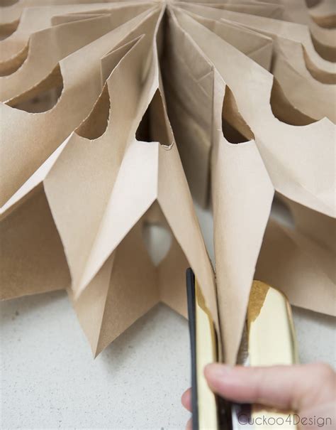 Create Stunning 3d Paper Snowflakes With Lunch Bags Diy Craft