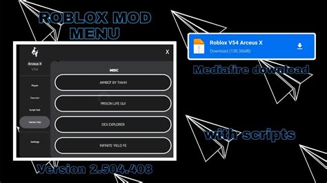 Roblox Mod Menu Apk Mod Menu Version 2504408 Latest Version For