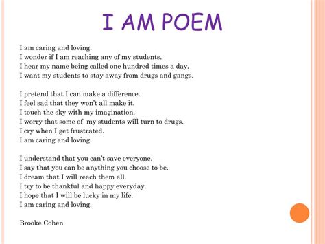 Sad I Am Poem Exercise Sad I Ams Trevor Millum Worksheet Reba Heathcote