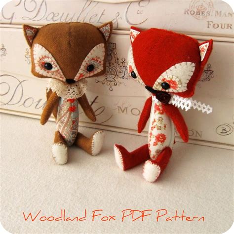 woodland fox pdf pattern on luulla