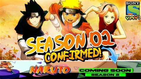 😍naruto Season 2 Confirmed On Sony Yay New Release Date Naruto