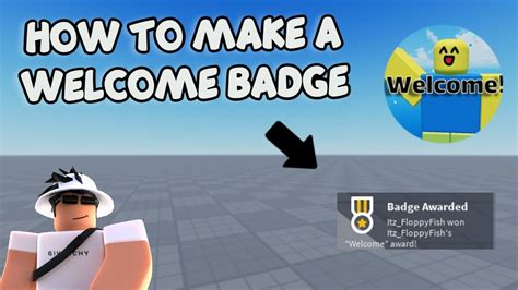 How To Make A Welcome Badge In Roblox Studio 🛠️ Roblox Studio Tutorial