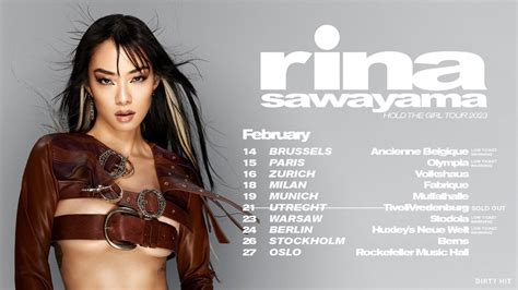 okuno masami on twitter rt rinasawayama europe shows are selling out and selling fast go