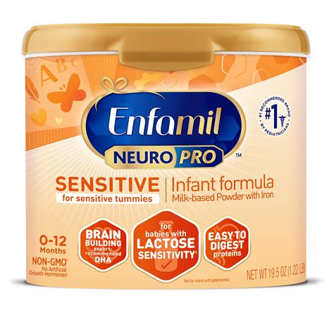 Enfamil Neuropro Sensitive Baby Formula Brain And Immune Support With