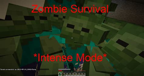 Zombie Survival Intense Mode Minecraft Project