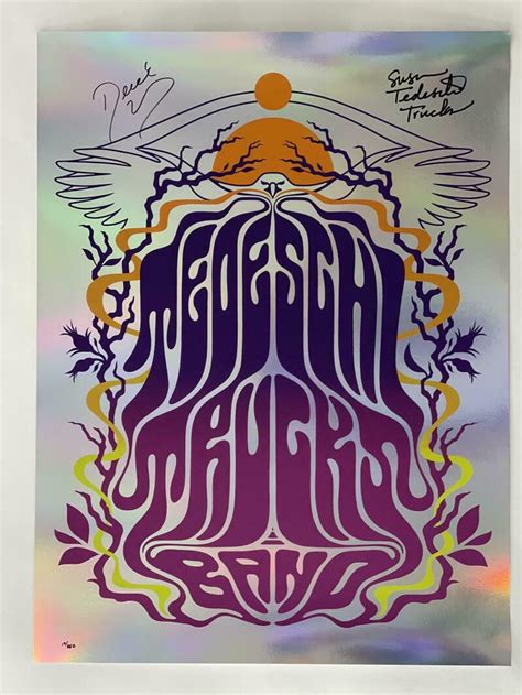 Susan Tedeschi Derek Trucks Band Signed Autograph 18x24 Concert Tour Poster Autographia